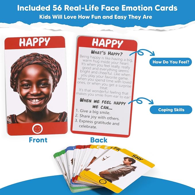 Garybank Emotional Bingo Game for Kids Social Skill Learning, Age 5+ - Image 3