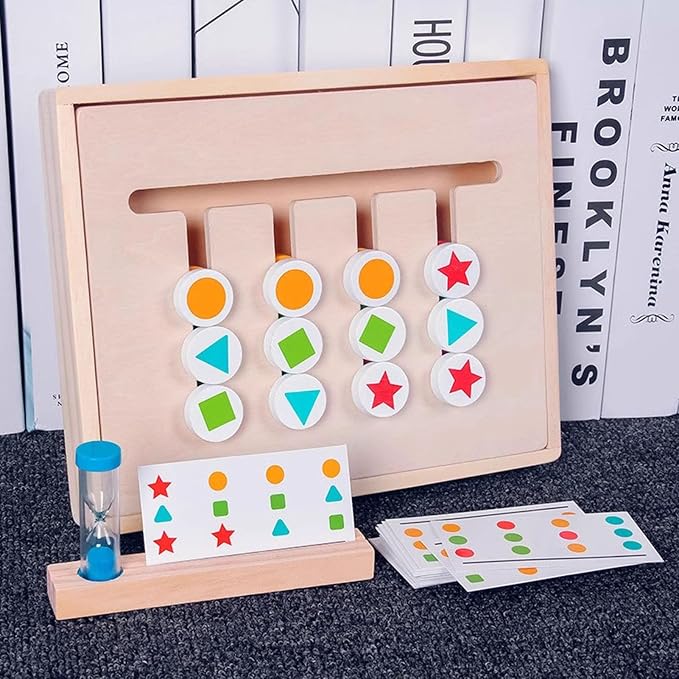 Montessori Geometric Pattern Matching Teaching AIDS for Children to Train Children's Logical Thinking - Image 3