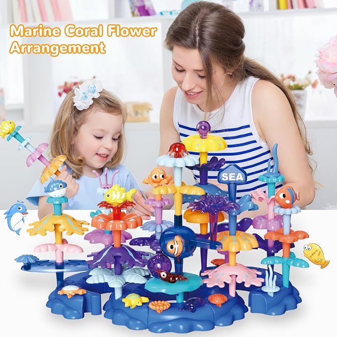 Flower Garden Building Toys for Girls Set, Gifts for 3 4 5 Year Old Girls - Image 2