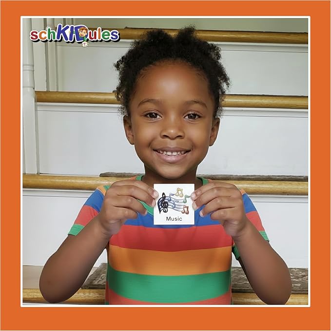 SchKIDules 93-Pc Magnet Set for Kids Visual Schedules (Home Collection) | Daily Routines, Chores, ADHD Help |72 Activity Icons + 21 Headings | Use on Any Magnetic Surface - Image 6