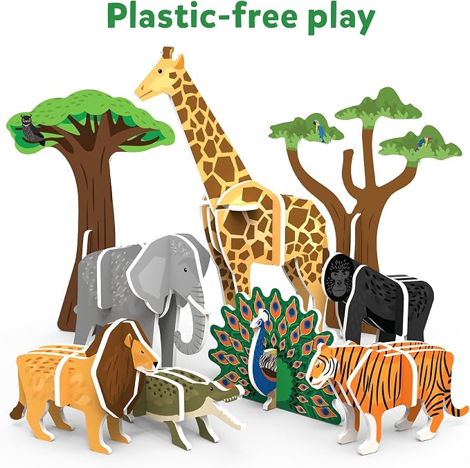 Skillmatics STEM Building Toy – My World Amazing Animals - Image 3