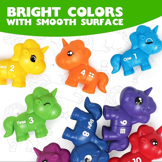 Numbers Matching Game Fine Motor Toy, Toddler Number Learning Toys,1 2 3 Educational Learning Sensory Sorting Toys Preschool Math Games Activities Sets for Toddlers Kids - Image 4