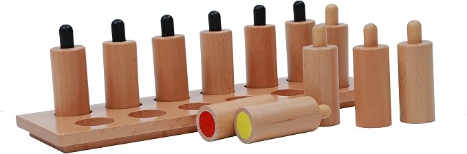 Adena Montessori Pressure Cylinders Elementary Montessori Materials for 3 Year Old - Image 3