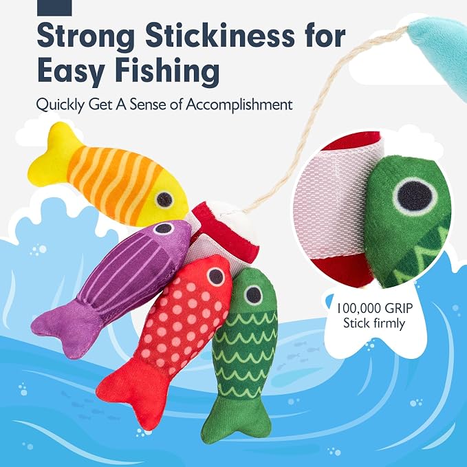 hahaland Montessori Toys for 1 Year Old Boy Girl Birthday Gift-Fishing Game - Image 3