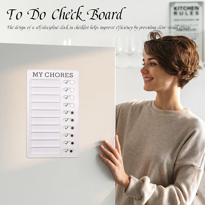 Chore Chart for Teens Replacement Cardboard Reusable Chore Chart - Image 6