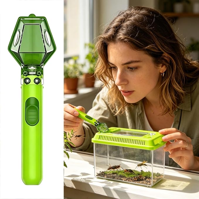Outdoor Toys for Kids – 6X Magnifying Glass Educational Explorer Tool, Lightweight Ergonomic Learning Accessory for Investigating Plants, and Nature, Perfect for School Projects, Camping Trips - Image 3