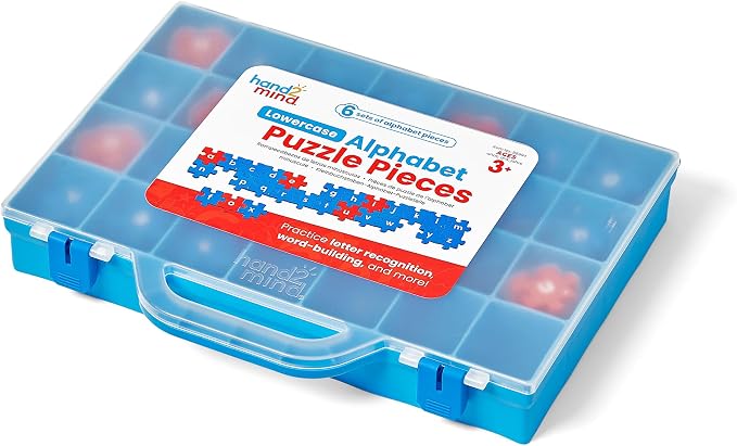hand2mind Lowercase Alphabet Puzzle Pieces, Ages 3+ - Image 4