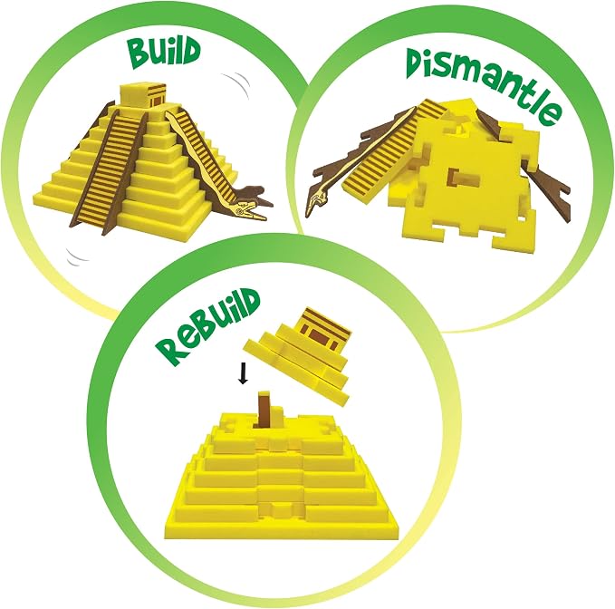 Imagimake Mapology World Map Puzzle & Monuments of World Bundle | 3D Puzzles for Kids | Learn Wonders of the World, Country and Capitals for Kids Ages 5 6 7 8 9 10 11 12 13 Years - Image 9