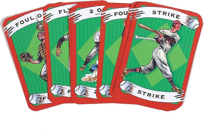 eeBoo: Baseball Playing Cards and Game, 36 Action Cards with Foldable Field, Develops Strategic Thinking, for Ages 5 and up - Image 6