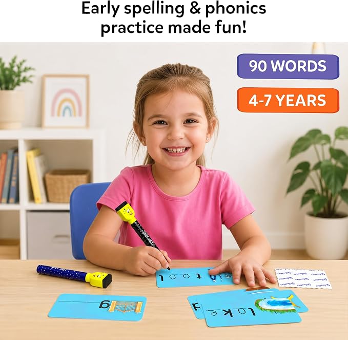 Skillmatics Spell Smarter Flash Cards – Back to School, Phonics & Spelling - Image 2