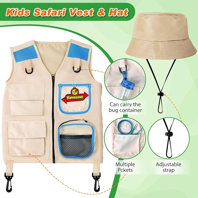 Bug Catcher Kit & Outdoor Explorer Kit for Kids, 10 Pcs Bug Catching Kit - Image 4