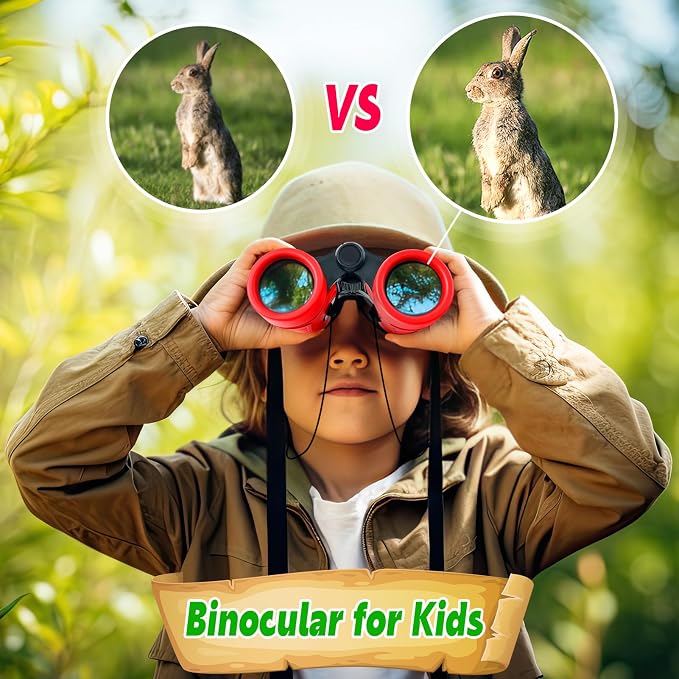 Binoculars for Kids, Kids Binoculars for 3-12 Boys Girls, Outdoor Toys - Image 6