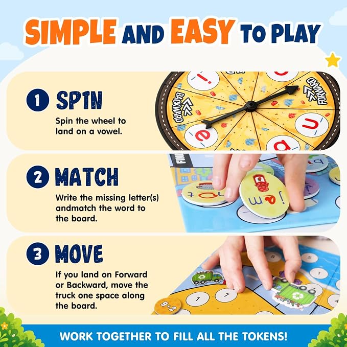 CVC Word Games for Kindergarten, Sight Words & Phonics - Image 3