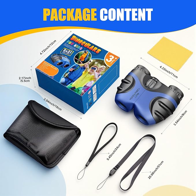 LET'S GO! Binocular for Kids, Compact High Resolution Shockproof Binoculars - Image 4