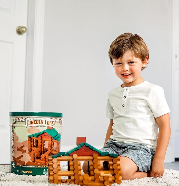 Lincoln Logs 100th Anniversary Tin - Image 4