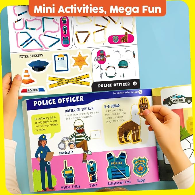 Funcils Paint by Sticker Book for Kids Ages 4-8, 30 Color Sticker by Number - Image 8