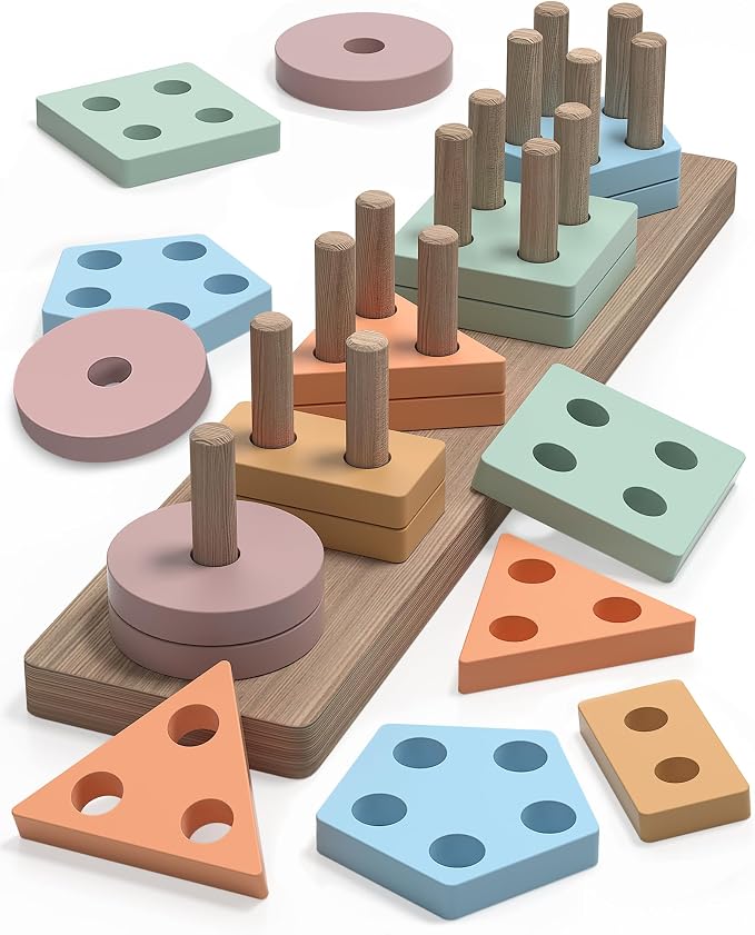kecristv Montessori Toys for 1 2 Year Old Girl and Boy Birthday Gifts by kecristv