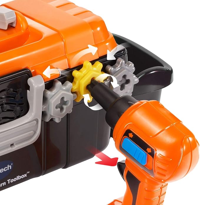 VTech Drill and Learn Toolbox , Orange - Image 6