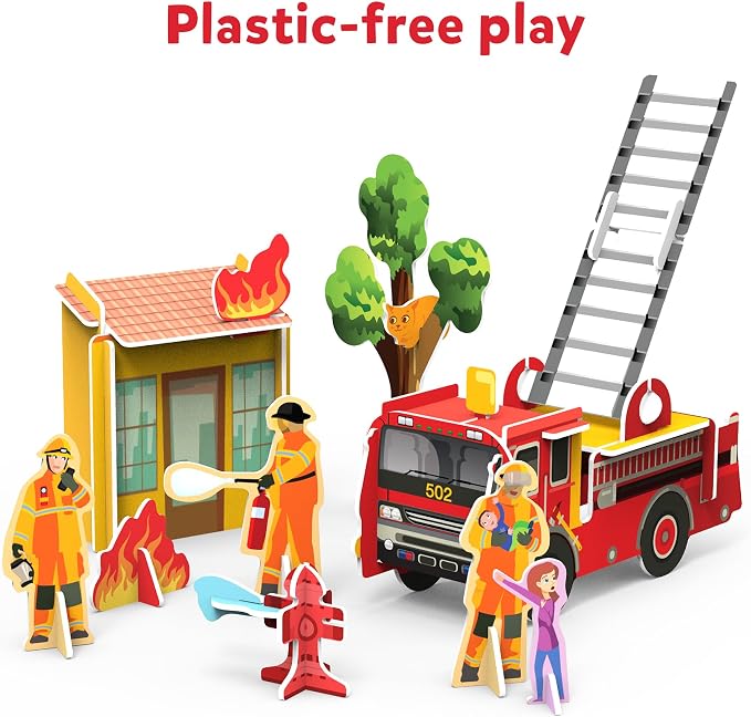 Skillmatics My World – Firefighters to the Rescue! STEM Building Playset - Image 3