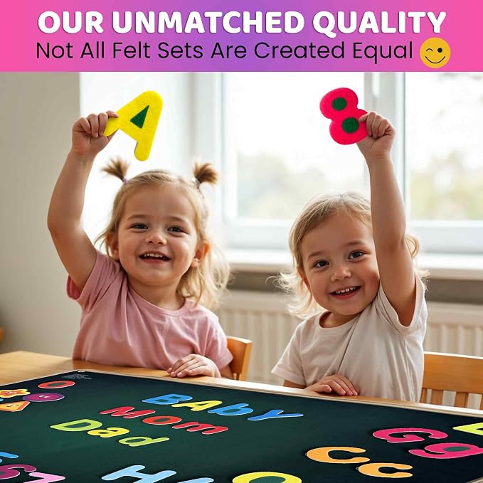 ABC Felt Board for Kids 3-5 Years Old - Preschool Learning Activities - Image 7