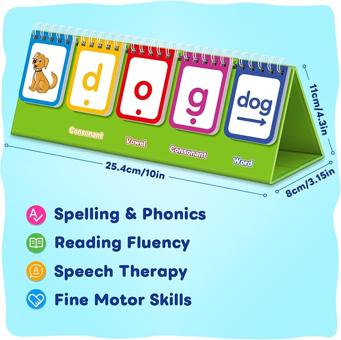 CVC Word Games,Phonics Flash Cards for Preschool Kindergarten - Image 5