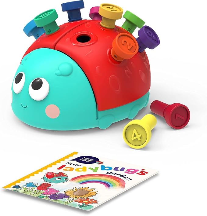 Battat Education – Fine Motor Peg Toy for Toddlers & Kids, Montessori Educational Developmental Learning Ladybug with Colorful Stacking Fun, Early Skills Development Toy for Preschoolers 18+ months by Unknown