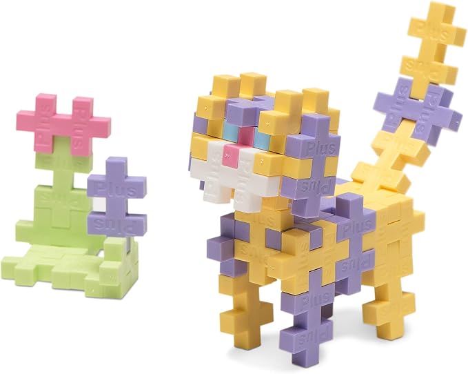 PLUS PLUS Pastel Color Mix Tube - Mini Interlocking Building Blocks Set - Image 3