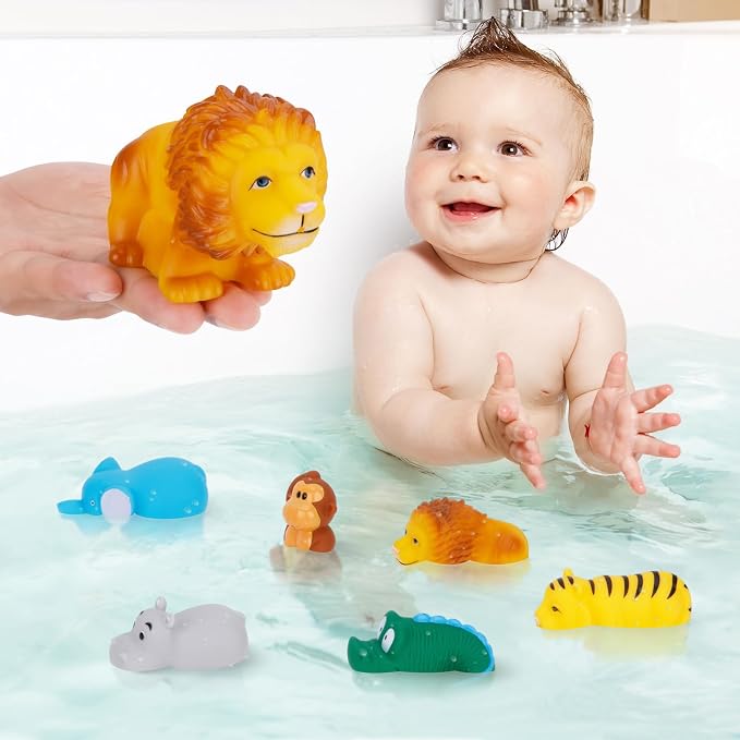 Sorting and Stacking Toys Blocks for Toddler Gifts 1-3, Soft Safari Animal - Image 4