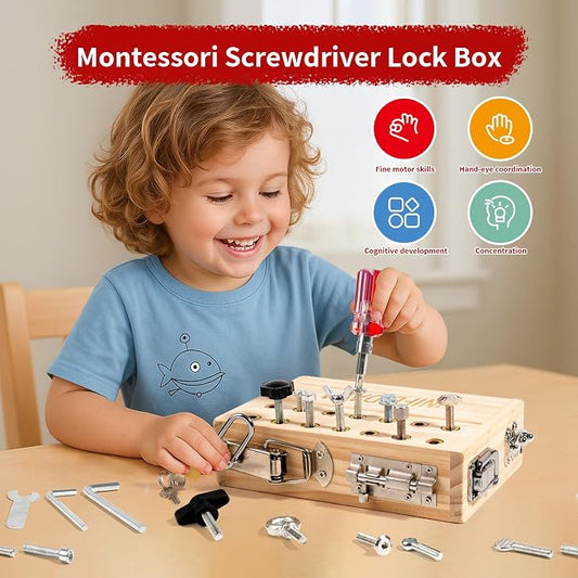 INIFEIDALA Montessori Busy Board Toys for 3 4 5 6 Year Olds - Image 2