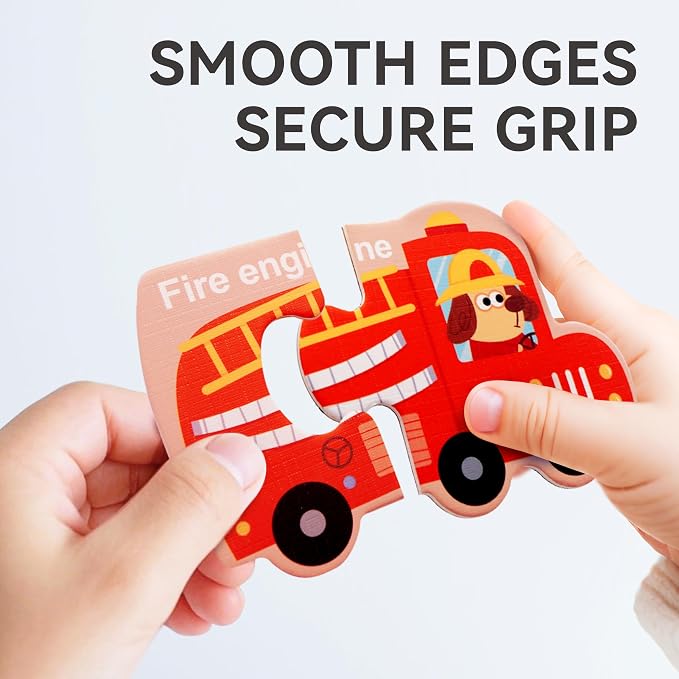 Dotimo 30 PCS Vehicle Pairing Magnetic Puzzle - Image 3