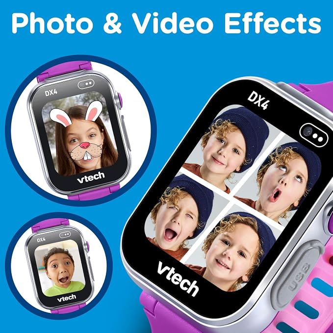 VTech KidiZoom Smartwatch DX4, Purple - Image 2