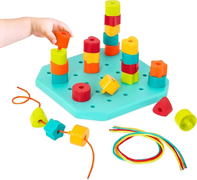 Battat Toddler, Count & Match Stacking Pegboard Toy by Battat