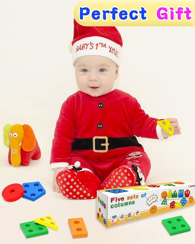 Montessori Sensory Toys for 1 2 Year Old Boy Girl Gifts, Puzzle for Toddler - Image 7