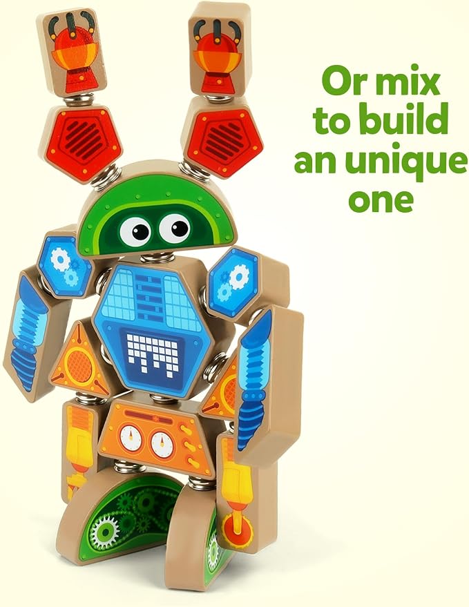 Coogam Snap Together Robot Builders for Toddlers - Image 3