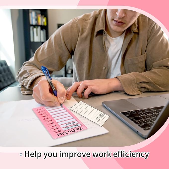 Chore Chart for Kids,To Do List, Daily Routine Chart, and Schedule Board-Checklist and Portable Memo for Efficient Task Management and Planning (pink) - Image 3