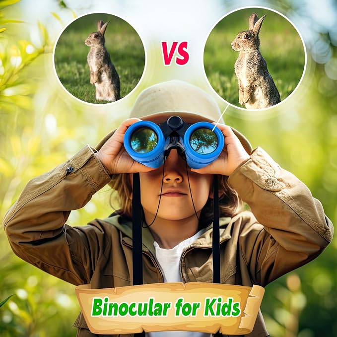 Binoculars for Kids, Kids Binoculars for 3-12 Boys Girls, Outdoor Toys - Image 6