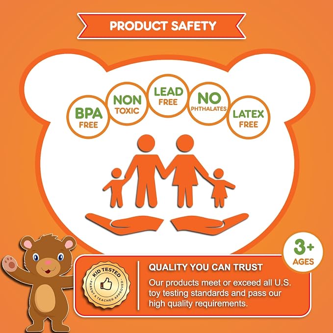 Cute & Cuddly Counting Bears - Sort, Count, Match & Play with 48pc + eBook - Image 8