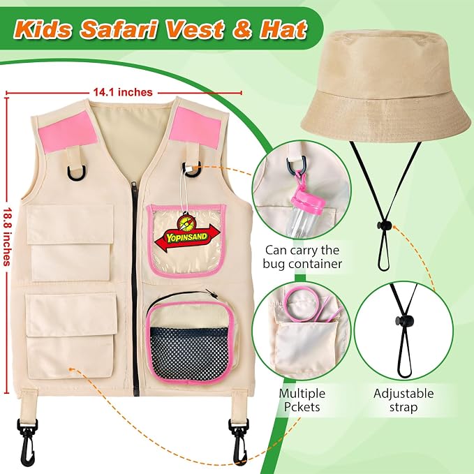 YOPINSAND Kids Explorer Kit & Bug Catcher Kit, Kids Outdoor Exploration Set - Image 3