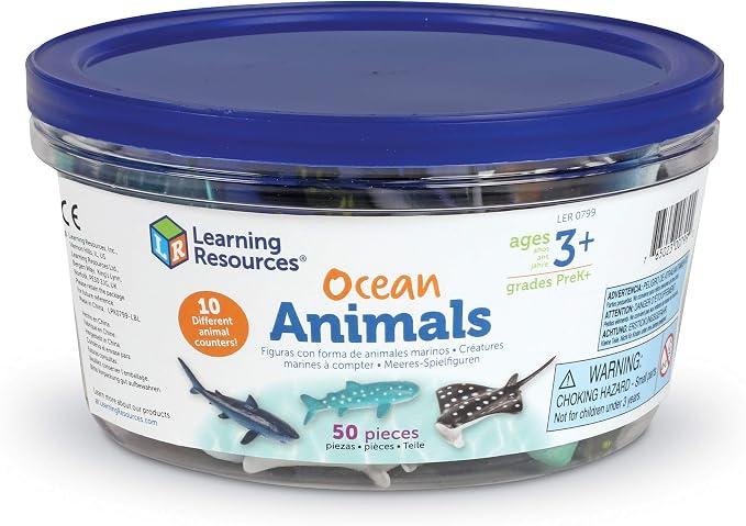 Learning Resources Ocean Animal Counters - Image 3