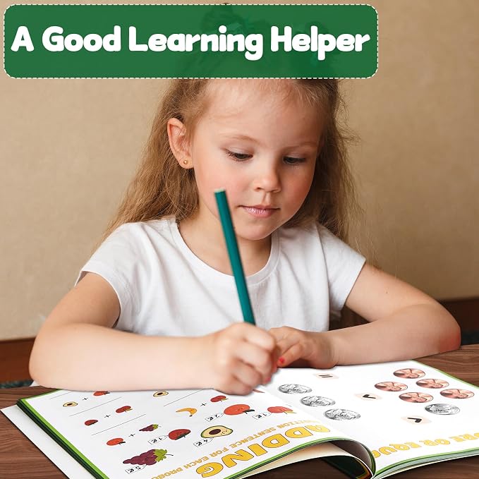 chiazllta Money Activity Workbook Set of 2 Coin Recognition and Counting Practice Workbook Pennies Nickels Dimes Quarters Dollars Full Color Money Skills Practice Book - Image 5