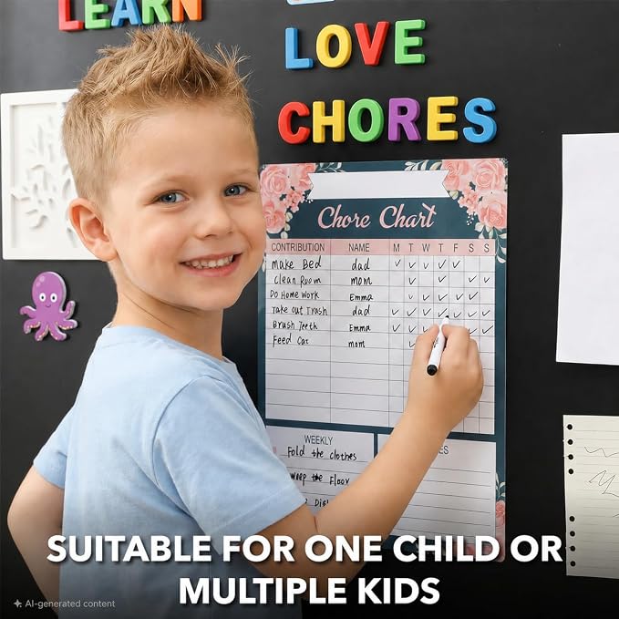 Mr. Pen- Magnetic Dry Erase Chore Chart, 17" x 12" - Image 5