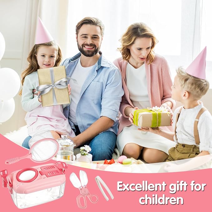 2 Sets Bug Catcher for Kids, Bug Catching Kit Gifts with Butterfly Net Toys - Image 6