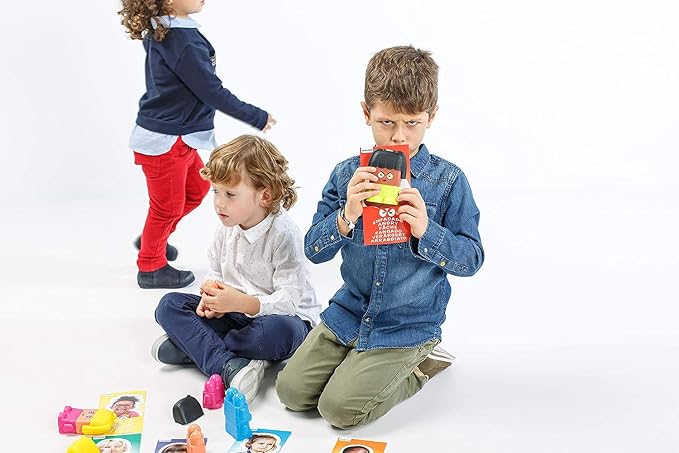 Miniland Social Emotional Learning Toy, Express Feelings - Emotiblocks - Image 8