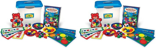 Learning Resources Three Bear Family Sort, Pattern & Play Activity Set, Homeschool Accessory, Counting & Sorting, Color Sorting and Recognition (Pack of 2) by LearningResources