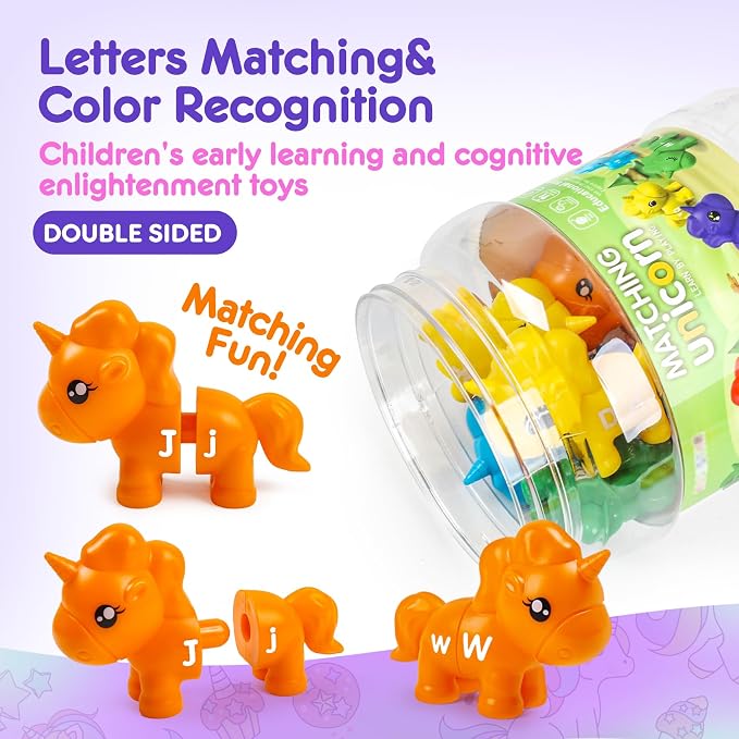 TSYAN Matching Letter Fine Motor Toys for Toddlers,ABC Alphabet Preschool Learning Activities Classroom Must Haves Sensory Sorting Educational Toy Sets for Kids - Image 6