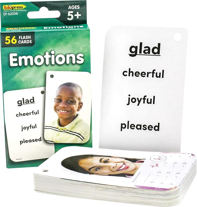 Teacher Created Resources Emotions Flash Cards (EP62056) by TeacherCreatedResourcesOS