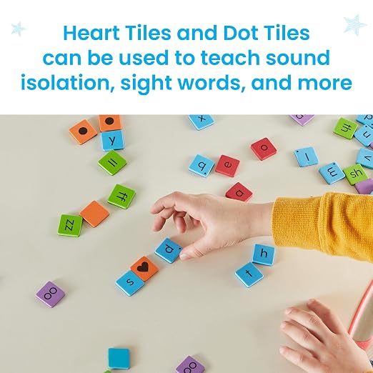 hand2mind Phonics Word-Building Magnetic Letter Tiles, Set of 6, Ages 3+ - Image 4