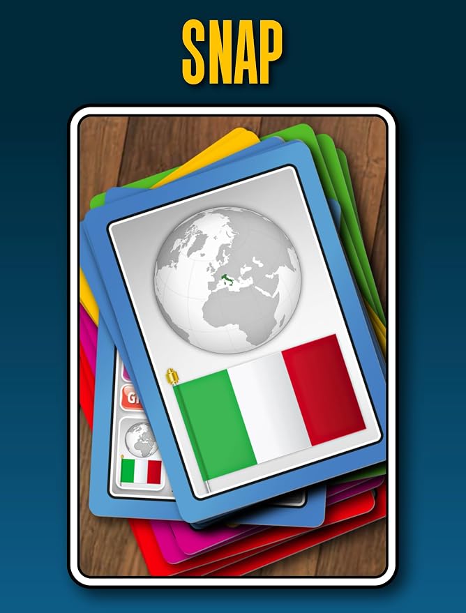 SMART CARDS Countries, Gift, Stocking Stuffer, Travel Game, 7 Games in 1, Pairs, Snap, Trumps, Rummy, Memory Quiz, Learn Facts, Age 5+, 1-8 Players - Image 6