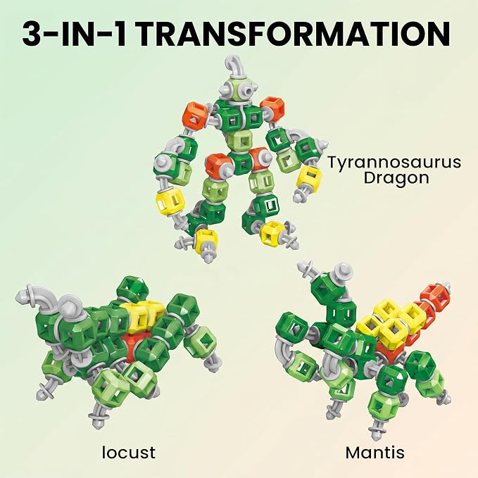 Creative 3-in-1 Robot STEM Toys for 4 5 6 7 8+ Year Old Kids Birthday Gifts - Image 3