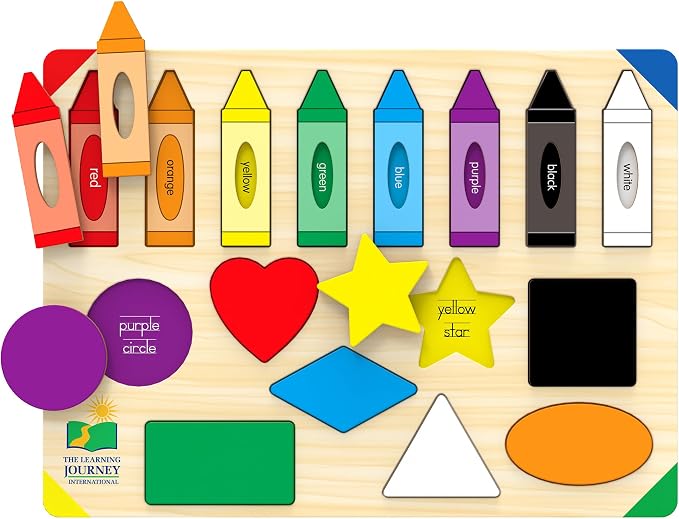 The Learning Journey: Lift & Learn Puzzle Colors & Shapes – Preschool Toys & Activities for Children Ages 3 and Up – Award Winning Educational Toy - Image 10